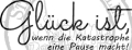 StempelBar Stempelgummi Glücklich ist