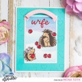 Bild 5 von Heffy Doodle Clear Stamps Set - Quill You Be Mine - Stempel Igel