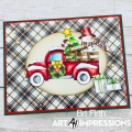 Bild 3 von Art Impressions Clear Stamps with dies Christmas Truck Set - Stempelset inkl. Stanzen