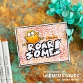 Bild 9 von Whimsy Stamps Clear Stamps -  Roarsome Rex - Dinosaurier