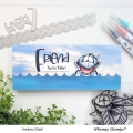 Bild 10 von Whimsy Stamps Clear Stamps - Lookin' Shark -Hai 