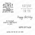 Gummistempel Stamping Bella Cling Stamp HAPPY BIRTHDAY TO YOU SENTIMENT SET