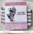 Bild 8 von Whimsy Stamps Clear Stamps - Dudley's Valentine - Drache