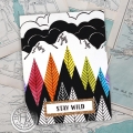 Bild 2 von Hero Arts Cling Stamp - Mountains & Trees Bold Prints