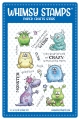 Bild 1 von Whimsy Stamps Clear Stamps - Monster Cuties