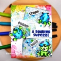 Bild 5 von Whimsy Stamps Clear Stamps - Roar, Stomp, and Chomp - Dinosaurier