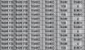 Fastenater Heftklammern Staple Bars Thank You