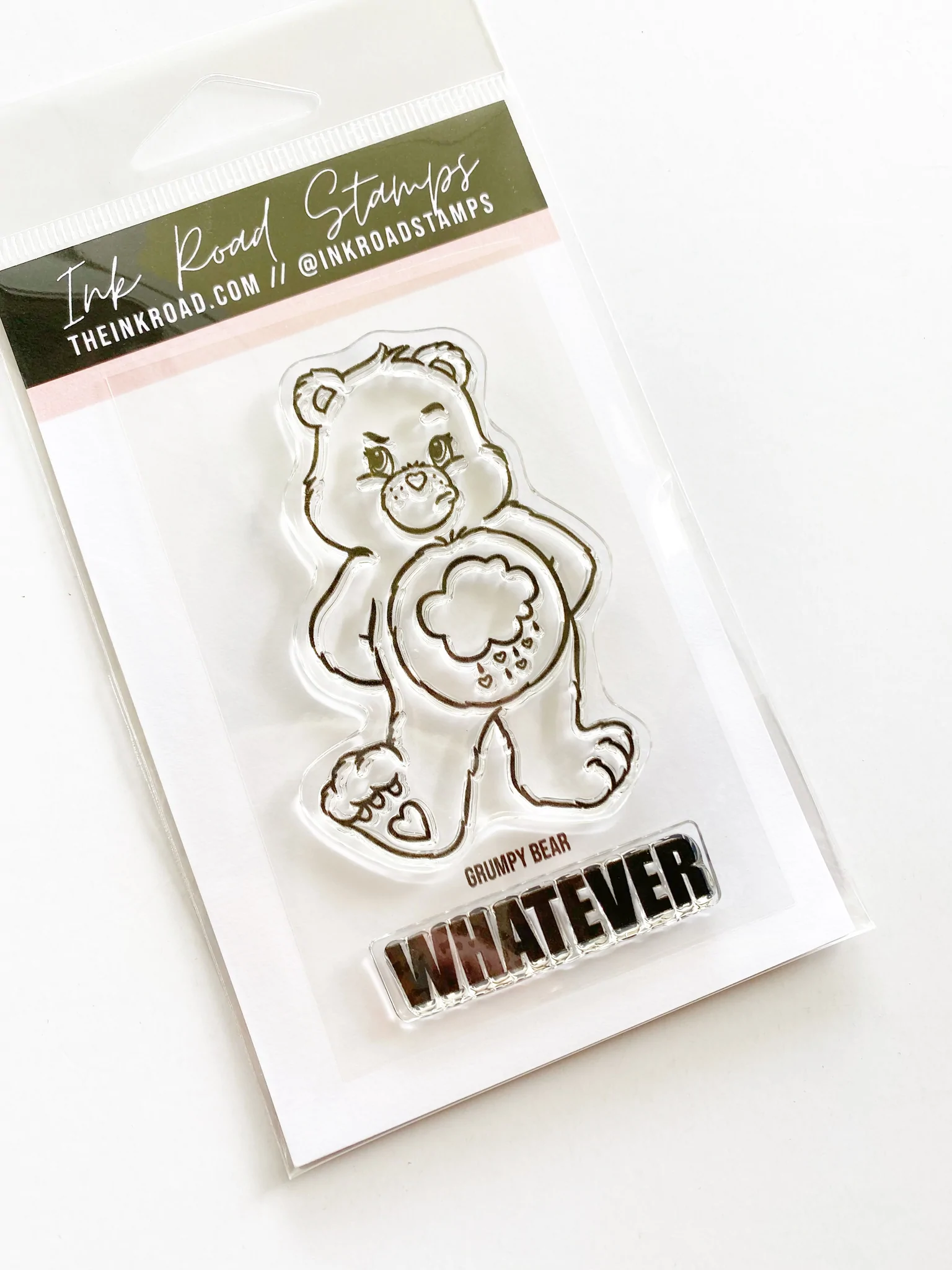 The Ink Road Clear Stamps - Grumpy Bear