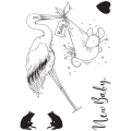 Bild 3 von Pink Ink Designs - Stempel  Stork Mouse - (Storch Maus)