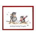 Bild 4 von Spellbinders Healing Thoughts Cling Rubber Stamp Set - House Mouse Stempelgummi