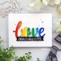 Bild 3 von Whimsy Stamps Die Stanze - Love Paw Word and Shadow Die Set