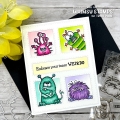 Bild 3 von Whimsy Stamps Clear Stamps - Monster Daze