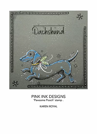Bild 7 von Pink Ink Designs - Stempel  Pawsome Pooch - Weihnachten Hunde