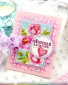 Bild 4 von Waffle Flower  Nesting Postage Collage Peony Stencil - Stencil-Set