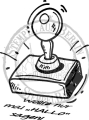 StempelBar Stempelgummi HALLO-Stempel