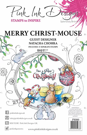 Bild 1 von Pink Ink Designs - Stempel  Merry Christ-Mouse