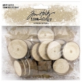 Tim Holtz Idea-Ology Wood Slices - Holzscheiben