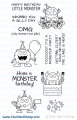 Your Next Stamp Clear Stamp Silly Birthday Monsters