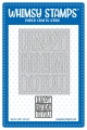 Whimsy Stamps Die Stanze  - Happy Birthday Coverplate Die
