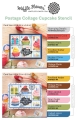 Bild 2 von Waffle Flower  Postage Collage Cupcake Stencil - Stencil-Set