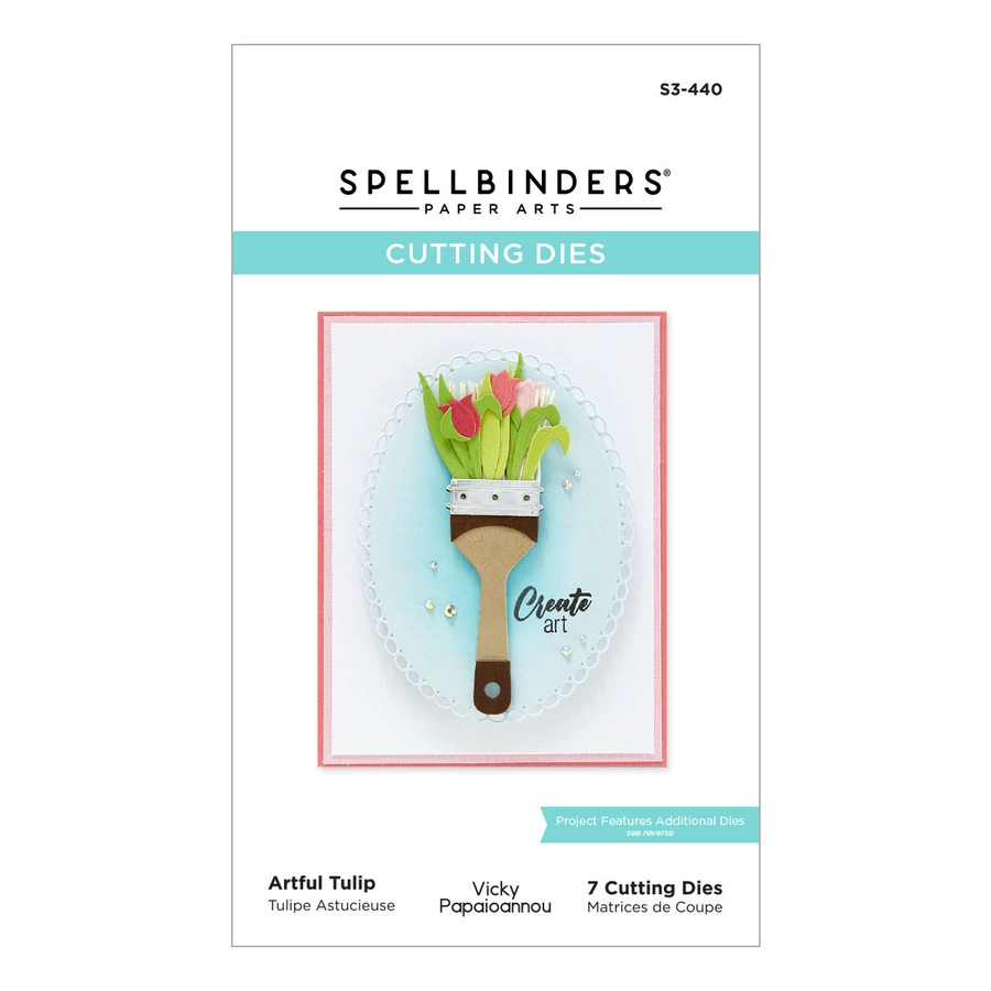 Bild 6 von Spellbinders Artful Tulip Etched Dies - Stanze Pinsel Tulpe