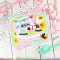 Bild 13 von Waffle Flower  Boxed Cupcakes Stencil - Stencilschablone Cupcake