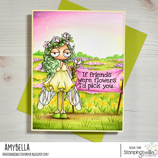 Bild 2 von Gummistempel Stamping Bella Cling Stamp MINI ODDBALL SPRING FAIRY