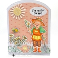 Bild 5 von Art Impressions Clear Stamps with dies Gardener Gail - Ai People Stempelset inkl. Stanzen