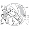 Bild 2 von The Rabbit Hole Designs Clear Stamps  - Je t'aime - Häschen