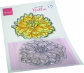 Bild 1 von Marianne Design - TINY'S FLOWERS - DAHLIA - Stempel und Stanzen Dahlie