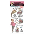 Art Impressions Clear Stamps with dies Miss Set - Stempelset inkl. Stanzen