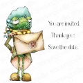 Gummistempel Stamping Bella Cling Stamp ODDBALL FROG FOOTMAN