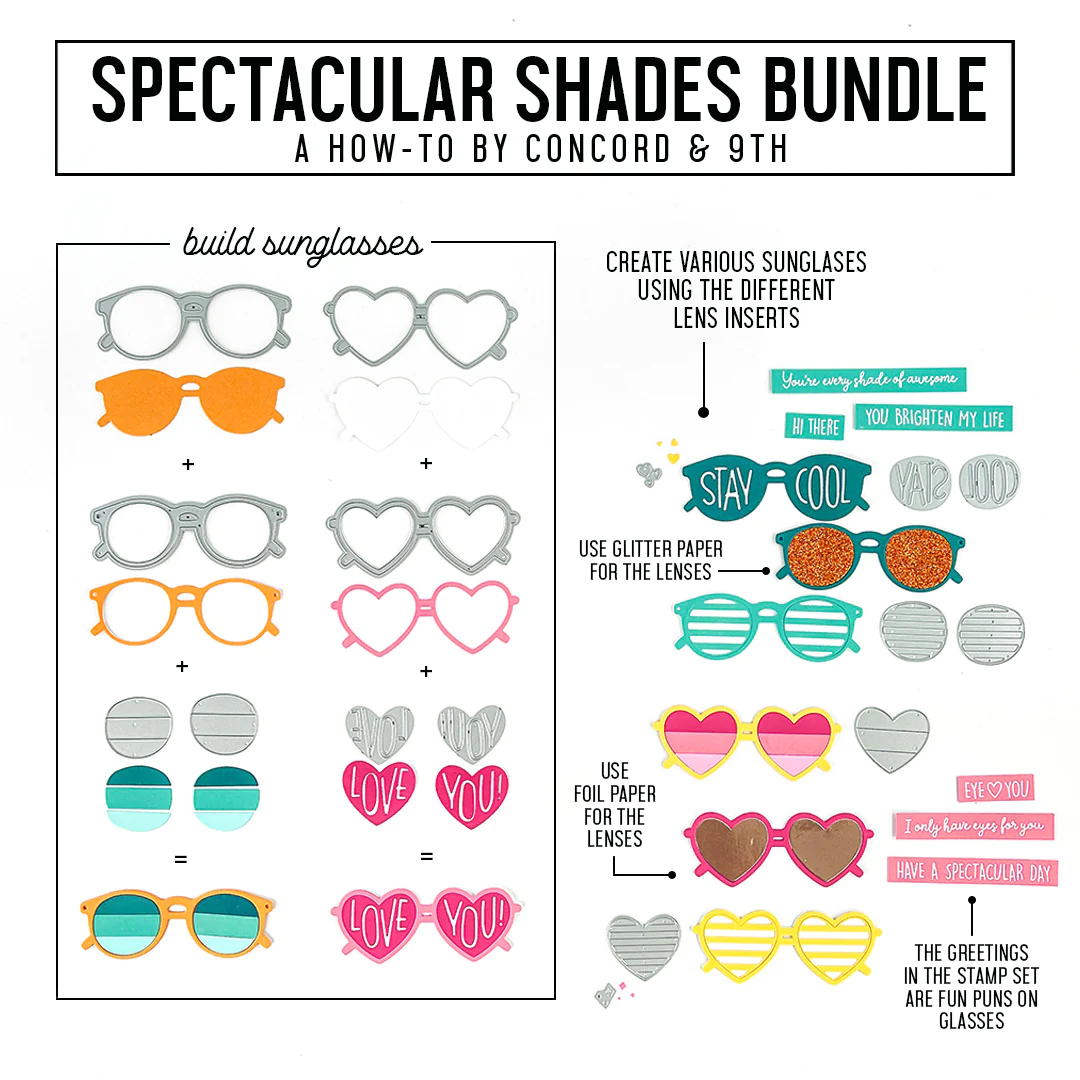 Bild 9 von Concord & 9th - Spectacular Shades - Clear Stamp Set