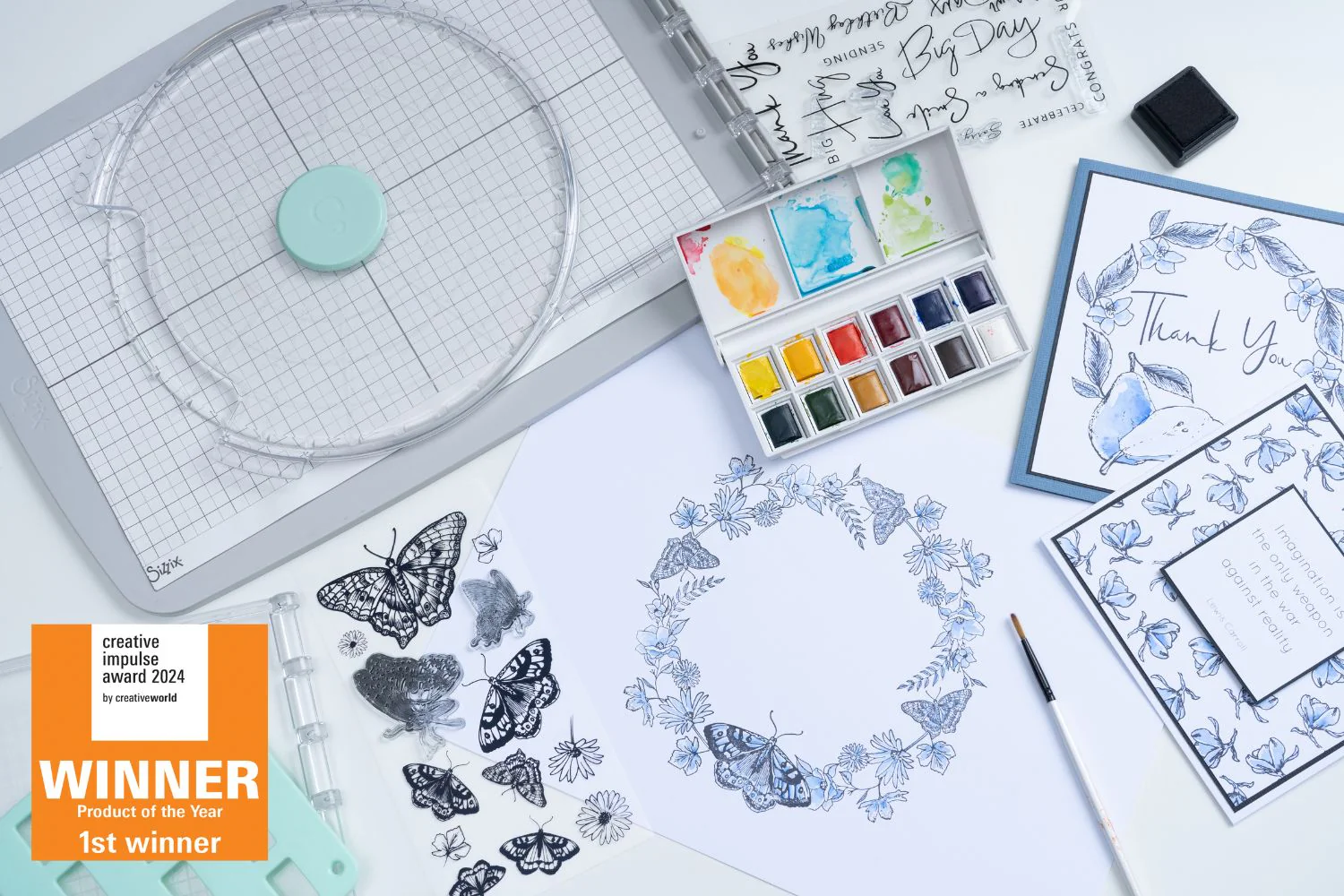 Bild 5 von Sizzix Stencil & Stamp Tool Accessory – Stamp & Spin Tool - Erweiterung für Stempelhilfe