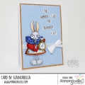 Bild 5 von Gummistempel Stamping Bella Cling Stamp ODDBALL WHITE RABBIT RUBBER STAMP