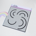 Heffy Doodle Stencil  - Rainbow Builder Stencil - Schablone Blasen und Regenbogen