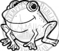 Bild 2 von StempelBar Ministempel - Frosch  / (Stempel) Halmakegel - montiert