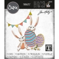 Sizzix Thinlits Die by Tim Holtz - Stanzschablone - Bunny Games - Hase