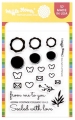 Bild 1 von Waffle Flower Postage Collage Mini Seals Stamp Set - Stempel