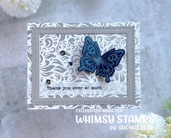 Bild 3 von Whimsy Stamps - Floral A2 Hot Foil Plates