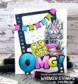 Bild 7 von Whimsy Stamps Clear Stamps - Sentiment Tiles - Happy Birthday