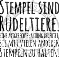 StempelBar Stempelgummi Rudeltiere