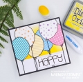 Bild 11 von Whimsy Stamps Clear Stamps - Happy Day Balloons