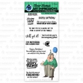 Art Impressions Clear Stamps Birthday Laugh Lines