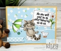 Bild 7 von Riley and Company Gummistempel - GIGGLING RACCOON