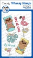 Whimsy Stamps Clear Stamps - Life is Cool