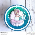 Bild 3 von Gummistempel Stamping Bella Cling Stamp  EDNA IN A CLAM