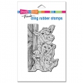 Bild 1 von Stampendous Cling Stamps Funny Farm Rubber Stamp - Stempelgummi Farmtiere