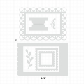 Bild 2 von Art Impressions - Journal Rectangle Frames Die Set - Stanzen 