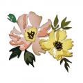 Sizzix Thinlits Die by Tim Holtz - Stanzschablone -  Brushstroke Flowers #1, Blumen